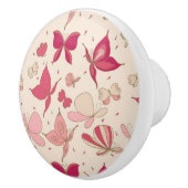 蝶パターン2 セラミックノブ (右)