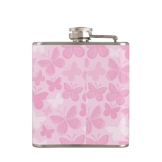 蝶パターン2 フラスク (裏面)