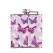 蝶パターン3 フラスク (裏面)