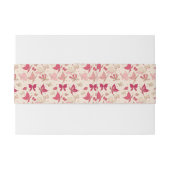 蝶パターン3 招待状ベリーバンド (裏面例)