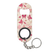 蝶パターン キーホルダー栓抜き (裏面)
