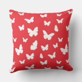 蝶パターン クッション (裏面)