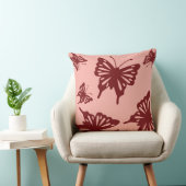 蝶パターン クッション (椅子)