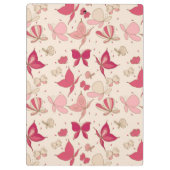 蝶パターン クリップボード (裏面)