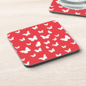 蝶パターン コースター (左側)