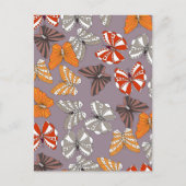 蝶パターン シーズンポストカード (正面)