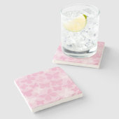 蝶パターン ストーンコースター (横)