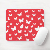 蝶パターン マウスパッド (マウス)