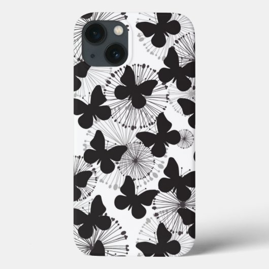 蝶パターン Case-Mate iPhoneケース (裏面)