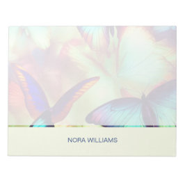 蝶パーソナライズされたのメモ帳 ノートパッド