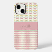 蝶パーソナライズされたの電話ケース Case-Mate iPhoneケース (裏面)