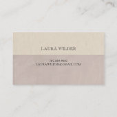 蝶パーソナライズされたイラストレーションロゴ 名刺 (裏面)