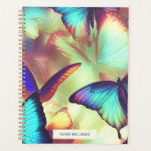 蝶パーソナライズされたプランナー プランナー手帳 (正面)