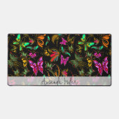 蝶パーソナライズされた類 デスクマット (正面)