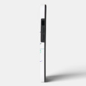 蝶パーソナライズされた(ばちゃばちゃ)跳ねる Case-Mate iPhoneケース (裏面 / 左)