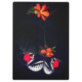 蝶パーソナライズされた クリップボード (裏面)