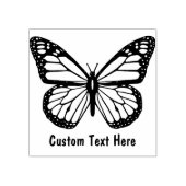 蝶パーソナライズされた#2 ラバースタンプ (インプリント)