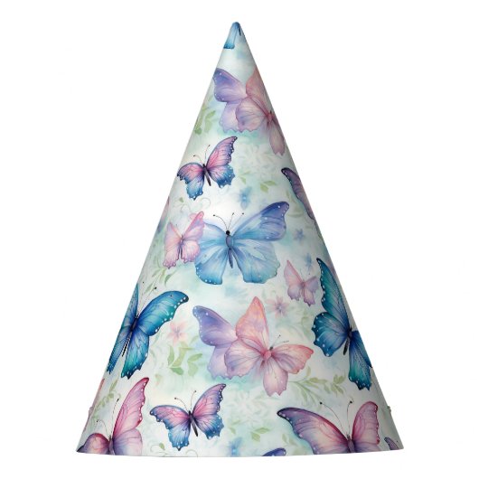 蝶パーティー帽子 パーティーハット (正面)