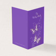 蝶パープル結婚の詳細のスケジュールマップ