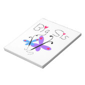 蝶ビッグシスの贈り物 ノートパッド (回転)