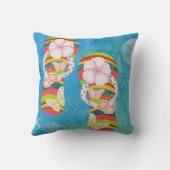 蝶ビーチサンダル クッション (裏面)