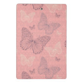 蝶ピンク ミニクリップボード (裏面)