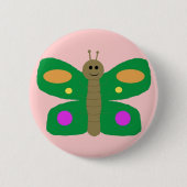 蝶ピン 缶バッジ (正面)