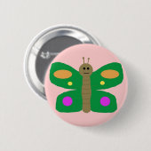 蝶ピン 缶バッジ (正面&裏面)