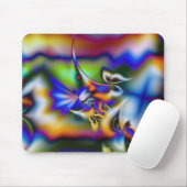 蝶ファンタジーのフラクタル マウスパッド (マウス)