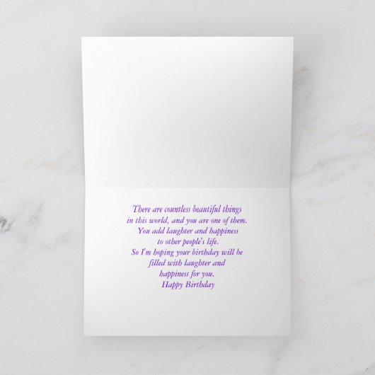 蝶ファンタジー カード (内部)