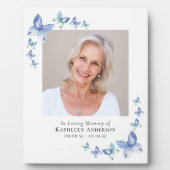 蝶フォトメモリアルトリビュートキープサケ フォトプラーク (正面)