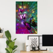 蝶フォーエバーポスター ポスター (ホームオフィス)