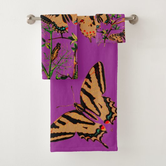 蝶フランスの類 バスタオルセット (インサイチュ)