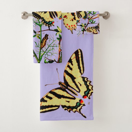 蝶フランスの類 バスタオルセット (インサイチュ)