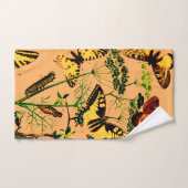 蝶フランスの類 バスタオルセット (ハンドタオル)