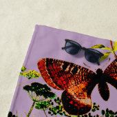 蝶フランスの類 ビーチタオル (インサイチュ)