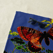 蝶フランスの類 ビーチタオル (インサイチュ)