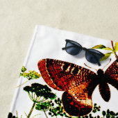 蝶フランスの類 ビーチタオル (インサイチュ)