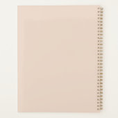 蝶フローラピンク プランナー手帳 (裏面)