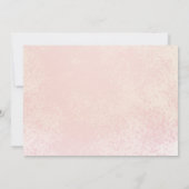 蝶フローラプリンセス写真4th誕生日 招待状 (裏面)