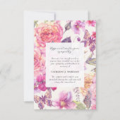 蝶フローラ写真悔やみや弔慰葬儀記念館 サンキューカード (正面)