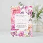 蝶フローラ写真悔やみや弔慰葬儀記念館 サンキューカード (スタンド正面)