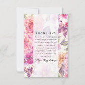 蝶フローラ写真悔やみや弔慰葬儀記念館 サンキューカード (正面)