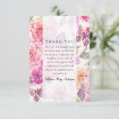 蝶フローラ写真悔やみや弔慰葬儀記念館 サンキューカード (スタンド正面)