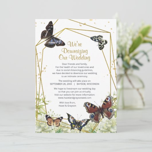 蝶フローラ私たちは私たちのサイズを小結婚さくする シーズンカード (スタンド正面)