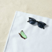 蝶フローラ ビーチタオル (インサイチュ)