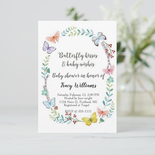 蝶フローラ 招待状 (スタンド正面)