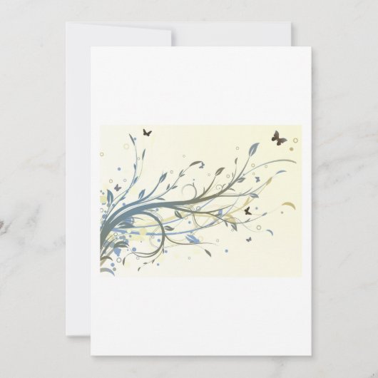 蝶フローラ 招待状 (正面)