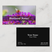 蝶ブッシュの蜂 名刺 (正面/裏面)