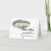 蝶ブッシュの蝶はカスタマイズ カード (裏面)